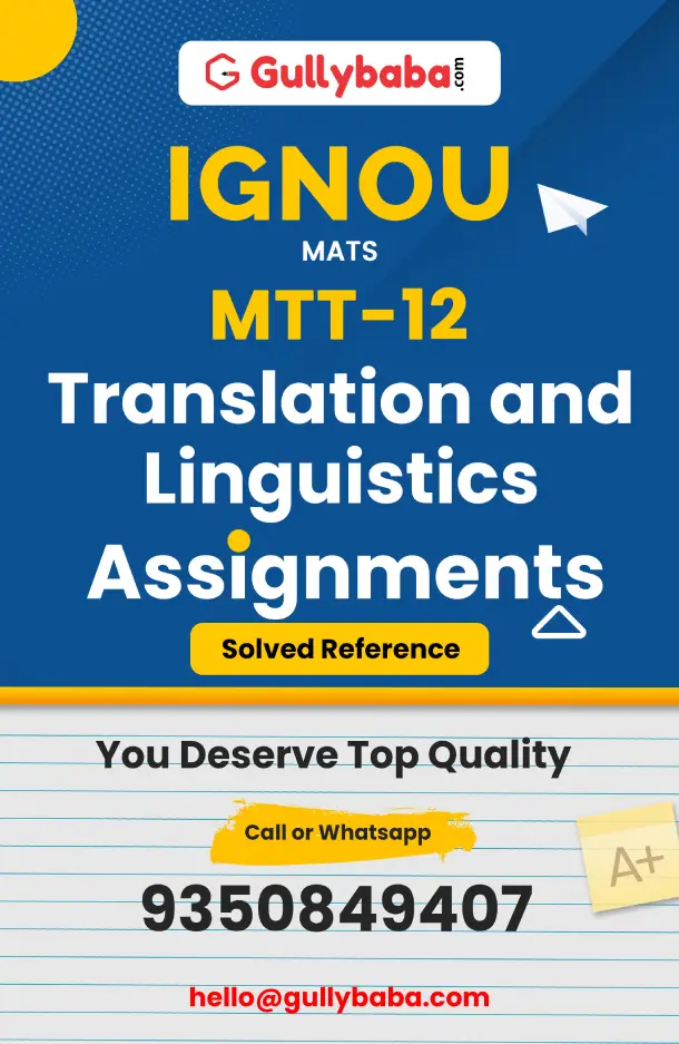 MTT-12 : Translation and Linguistics