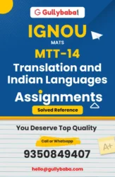 MTT-14 : Translation and Indian Languages