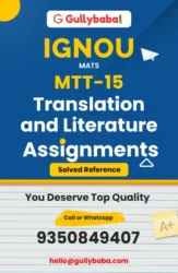 MTT-15 : Translation and Literature