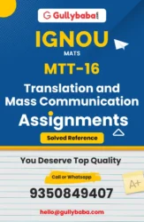 MTT-16 : Translation and Mass Communication
