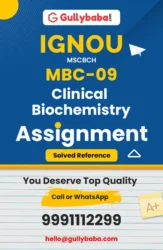 MBC-09 : Clinical Biochemistry