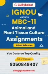 MBC-11: Animal and Plant Tissue Culture