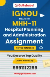 MHH-11: Hospital Planning and Administration