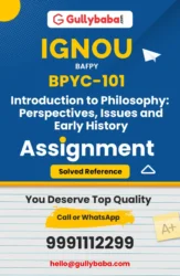 BPYC-101 : Introduction to Philosophy_ Perspectives, Issues and Early History