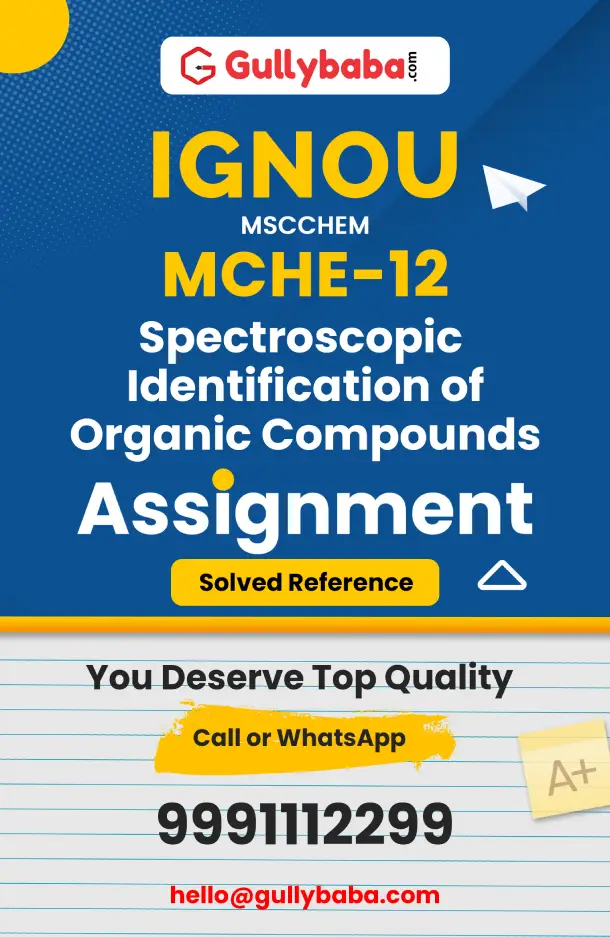 Spectroscopic Identification of Organic Compounds