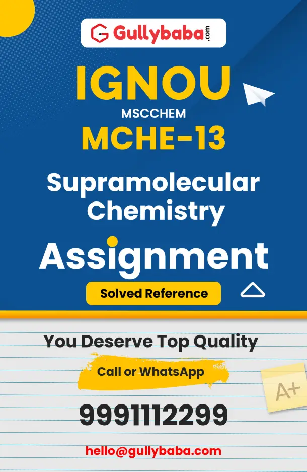Supramolecular Chemistry