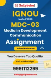Media in Development Communication