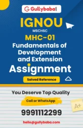 MHC-01: Fundamentals of Development and Extension