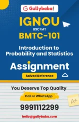 BMTC-101: Introduction to Probability and Statistics