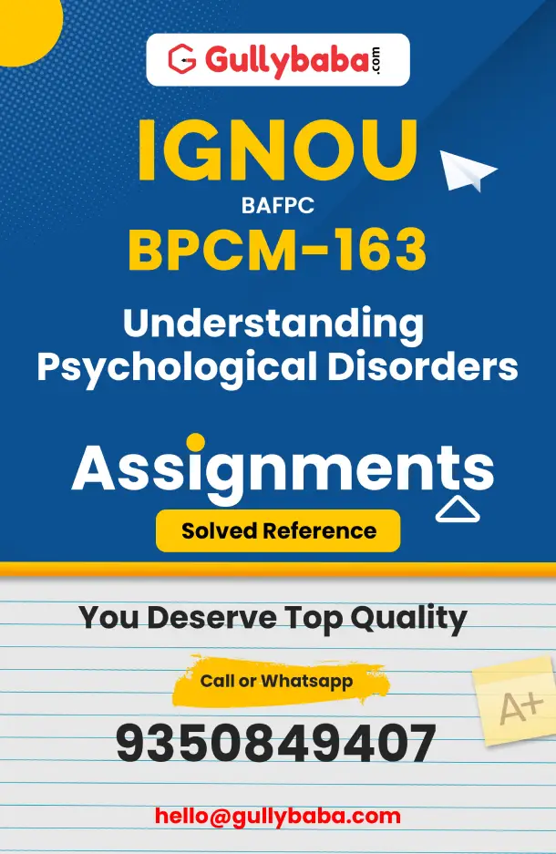 UNDERSTANDING PSYCHOLOGICAL DISORDERS