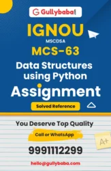 Data Structures using Python