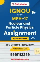 Nuclear and Particle Physics