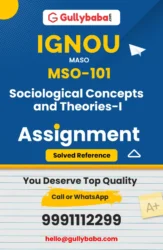 MSO-101 : Sociological Concepts and Theories-I