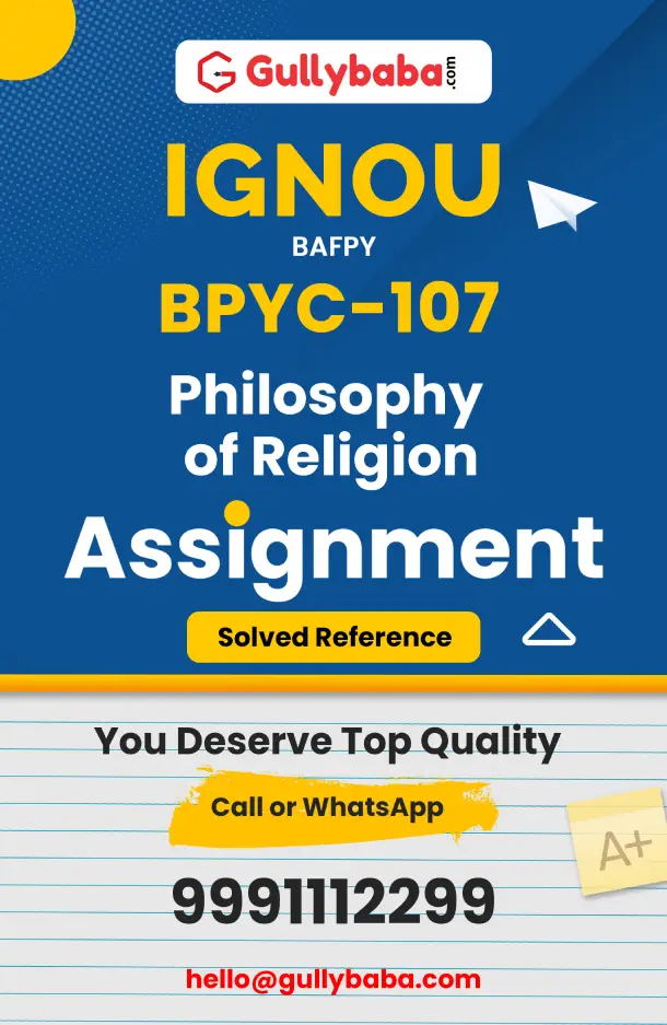 Philosophy of Religion