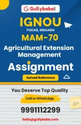 Agricultural Extension Management