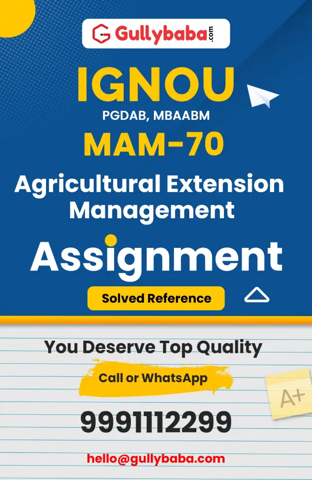Agricultural Extension Management
